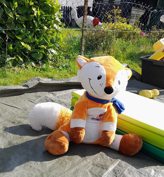Pflasterfuchs-Geburtstag im Sonnenschein