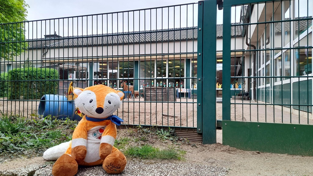 Pflasterfuchs im Fuchsbau